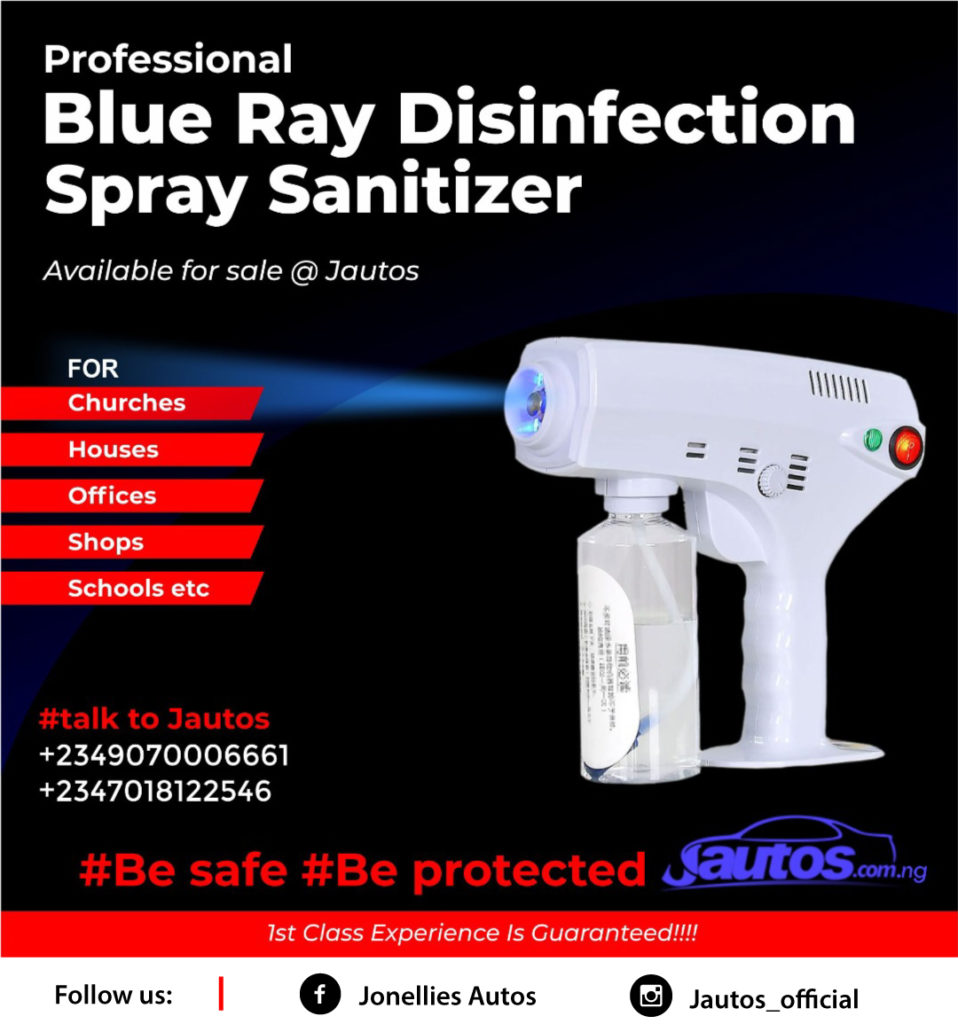 Jautos: Blue Ray Disinfection Spray  Sanitizer) AND face Shield Glasses