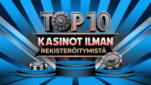 Kasinopelit Ilman Rekisteröitymistä Helppoja ja Nopeat Menoja