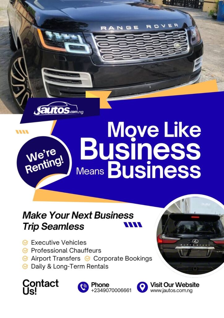 Best Car Rental in Lagos for Business Travelers & Executives