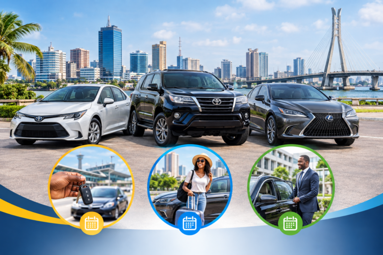 Daily, Weekly and Monthly Car Rental in Lagos with affordable rental cars for business trips, holidays and everyday transportation